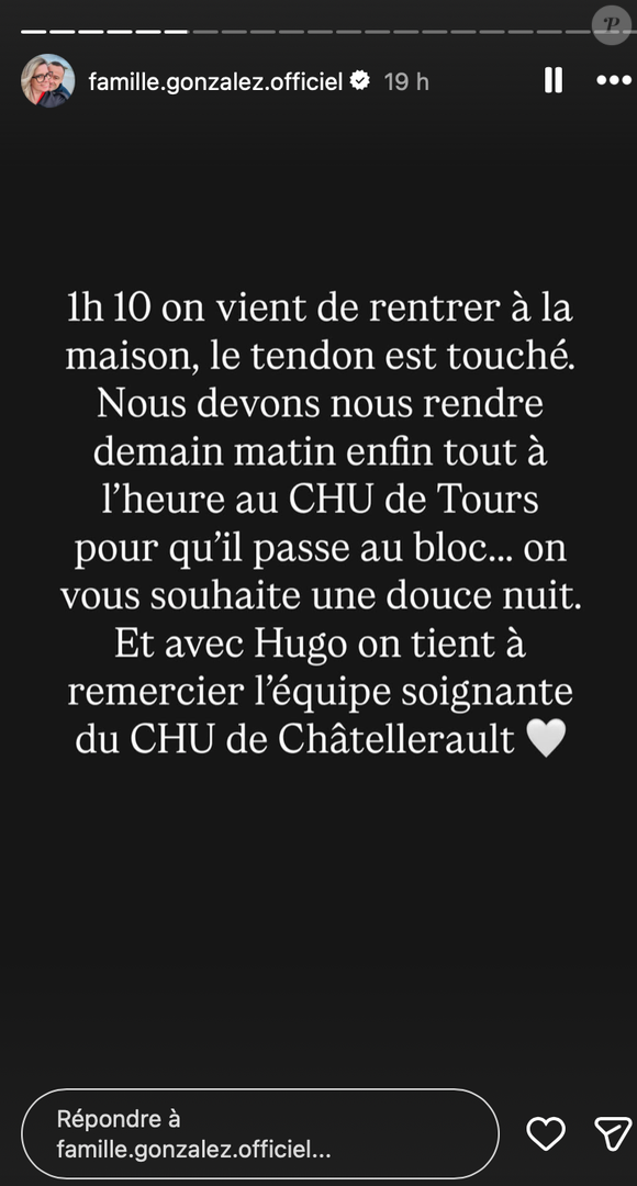 La maman a salué le courage de son fils malgré la douleur et l’inquiétude.

Capture Instagram - Melanie Gonzalez