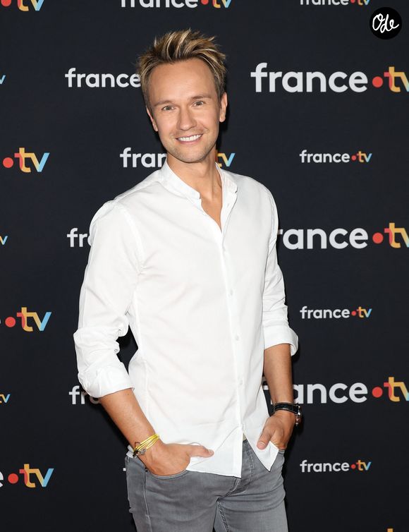 Cyril Féraud au photocall pour la conférence de presse de rentrée de France TV à la Grande Halle de la Villette à Paris, France, le 11 juillet 2023.

© Coadic Guirec/Bestimage