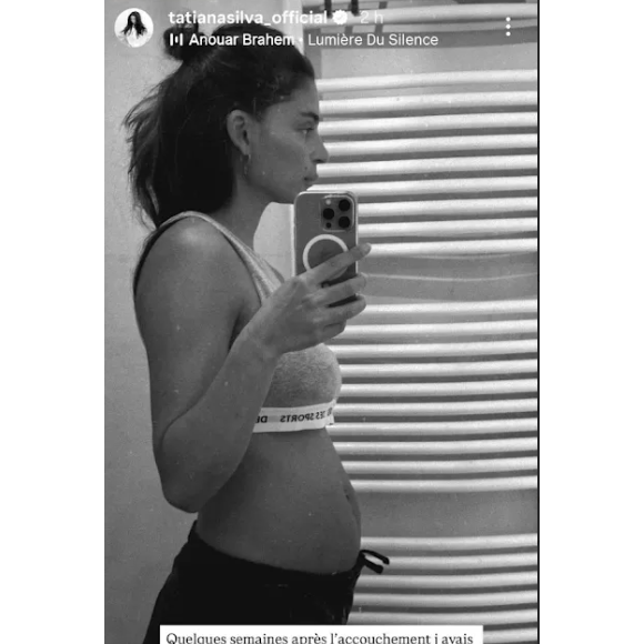Trois semaines après son accouchement, Tatiana Silva s'était déjà bien affinée, avec un peu de sport tout de même et des conseils d'une amie nutritionniste.

Tatiana Silva s'exprime sur sa perte de poids après sa grossesse.
