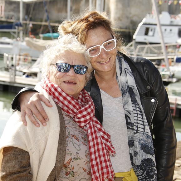 Josée Dayan,  Corinne Masiero de la série Capitaine Marleau - Photocall lors du 19ème Festival de la Fiction TV de La Rochelle
© Christophe Aubert via Bestimage