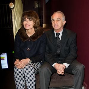 Fanny Ardant et Alain Terzian assistent à la première du film "Chic" au Cinéma Gaumont Marignan à Paris, France, le 6 janvier 2015. Photo Thierry Orban/ABACAPRESS.COM