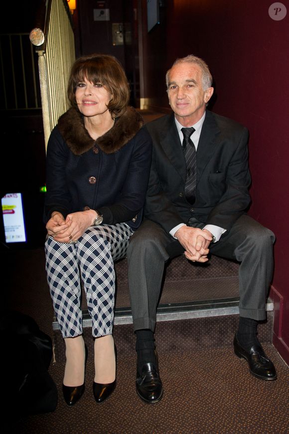 Fanny Ardant et Alain Terzian assistent à la première du film "Chic" au Cinéma Gaumont Marignan à Paris, France, le 6 janvier 2015. Photo Thierry Orban/ABACAPRESS.COM