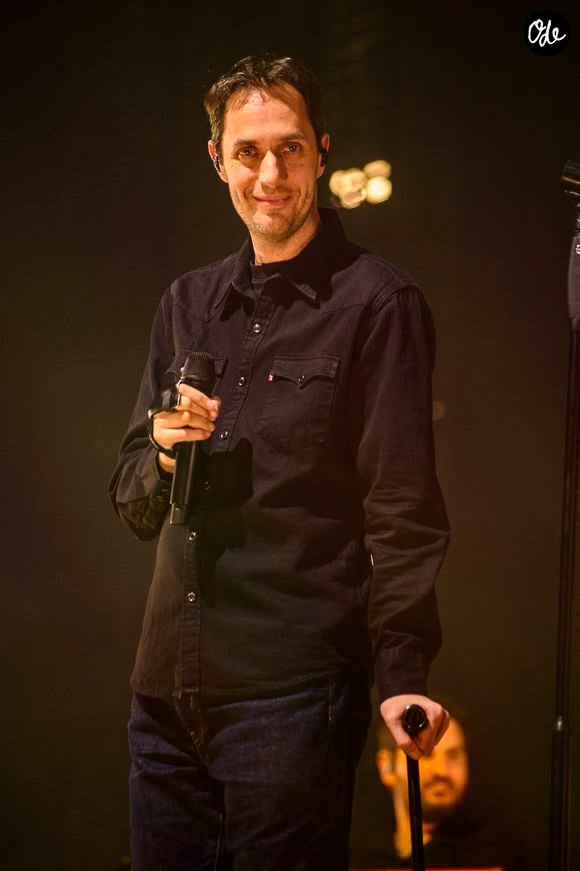 Le chanteur français Grand Corps Malade se produit en concert à Forest National, à Bruxelles, en Belgique, le 14 janvier 2024. Photo : Jean-Marc Quinet/Content Curation/ABACAPRESS.COM
