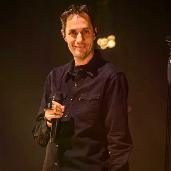 Le chanteur français Grand Corps Malade se produit en concert à Forest National, à Bruxelles, en Belgique, le 14 janvier 2024. Photo : Jean-Marc Quinet/Content Curation/ABACAPRESS.COM