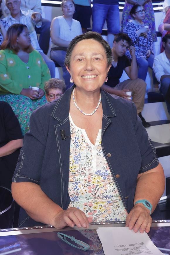 Exclusif - Danielle Moreau, sur le plateau de de l’émission « TPMP » présentée par C.Hanouna tournage des pilotes 2024, Paris, France, le 29 aout 2024. © Jack Tribeca / Bestimage