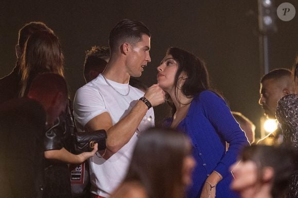 Cristiano Ronaldo et Georgina Rodriguez assistent aux MTV EMAs 2019 au centre de conférences et d'expositions FIBES le 03 novembre 2019 à Séville, en Espagne.  Photo ABACAPRESS.COM