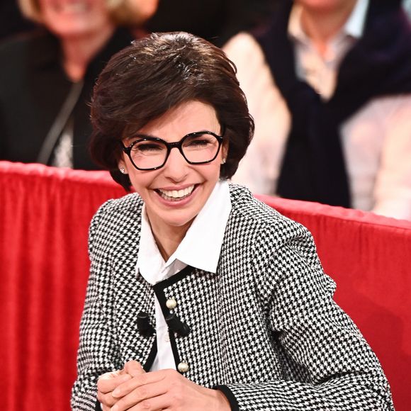 Exclusif - Rachida Dati - Enregistrement de l'émission Vivement dimanche, le 4 mars 2025, présentée par Michel Drucker au studio Rive Gauche à Paris, diffusée le 16 mars sur France 3. 
© Guillaume Gaffiot / Bestimge