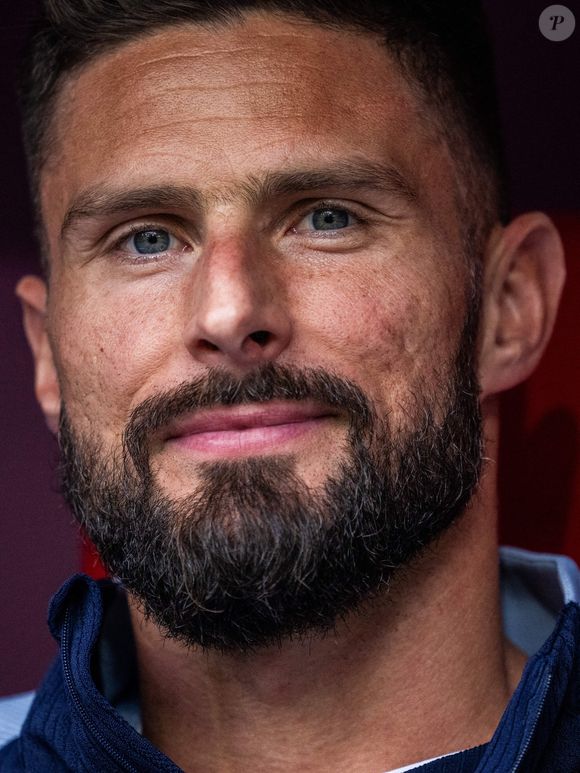 Olivier Giroud le 1er juillet 2024 à Dusseldorf, en Allemagne pendant l'Euro 2024. (Credit Image: © Mathias Bergeld/Bildbyran via ZUMA Press)