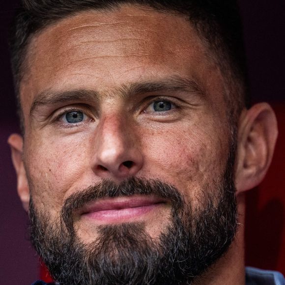 Olivier Giroud le 1er juillet 2024 à Dusseldorf, en Allemagne pendant l'Euro 2024. (Credit Image: © Mathias Bergeld/Bildbyran via ZUMA Press)