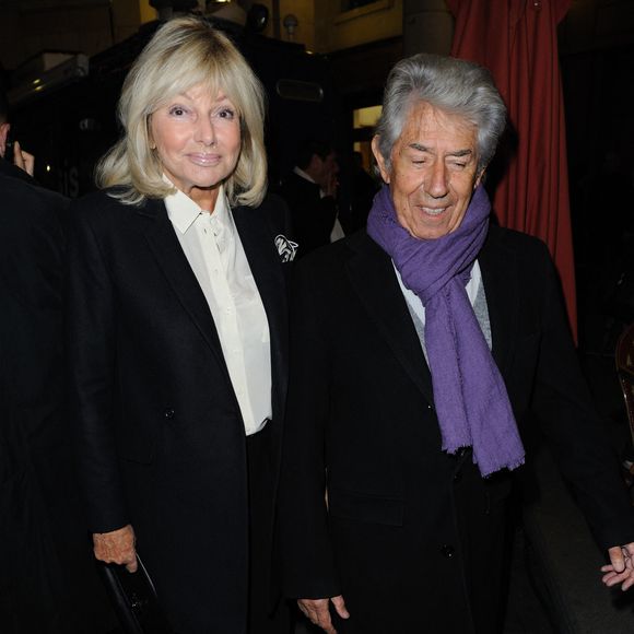 Philippe et Maryse Gildas assistent à la dernière représentation du "Paradis Sur Terre" au théâtre Edouard 7 à Paris, France, le 19 novembre 2011.Photo by Alban Wyters/ABACAPRESS.COM