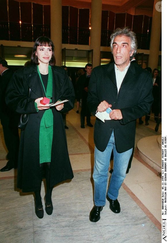 Mathilda May et Gérard Darmon au ballet de Kirov. BERTRAND RINDOFF PETROFF / BESTIMAGE