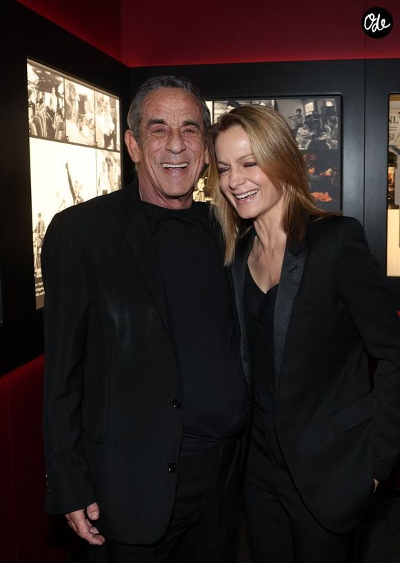 Exclusif -Thierry Ardisson et sa femme Audrey Crespo-Mara - Vernissage de l'exposition "Johnny Hallyday, l'exposition" au Palais des Expositions à Paris. Le 21 décembre 2023
© Dominique Jacovides / Bestimage
