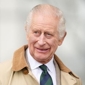 Le roi Charles III d'Angleterre, et Zara Phillips (Zara Tindall), se retrouvent au concours hippique Royal Windsor Horse Show à Windsor, le 3 mai 2024. (Julien Burton / Bestimage).