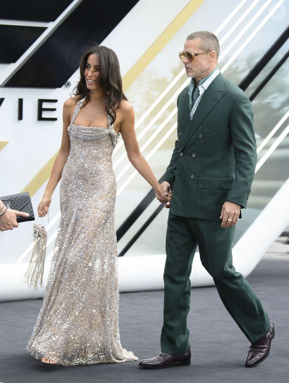 Juin 2025.  Brad Pitt et Ines de Ramon - La première européenne de F1 The Movie a eu lieu au Cineworld, Leicester Square, à Londres. (AGENCE / BESTIMAGE).