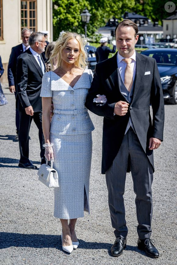 Baptême de la princesse Inès dans l'église du château de Drottningholm sur l'île de Lovön, le jour des noces d'étain du prince Carl Philip de Suède et de la princesse Sofia (Hellqvist) de Suède, le 13 juin 2025.
© Dana Press / Bestimage