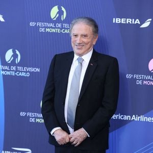 Michel Drucker - Photocall de la cérémonie d'ouverture de la 65ème édition du Festival TV De Monte Carlo le 12 Juin 2026
 © Denis Guignebourg /Bestimage