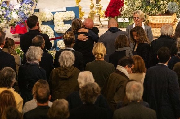 Exclusif - Obsèques de Patrice de Colmont, propriétaire du Club 55, en l'Eglise de Saint-Tropez, le 20 octobre 2025. 
© Florian Escoffier / Nice Matin / Bestimage