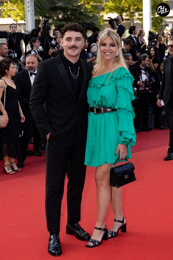 Baptiste Germain, Sophie Tapie - Montée des marches du film « Elémentaire » pour la cérémonie de clôture du 76ème Festival International du Film de Cannes, au Palais des Festivals à Cannes. Le 27 mai 2023
© Jacovides-Moreau / Bestimage