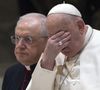 Ce lundi 21 avril, le pape François est mort
Le pape François dirige l'audience générale hebdomadaire dans la salle Paul VI au Vatican le 12 février 2025.
