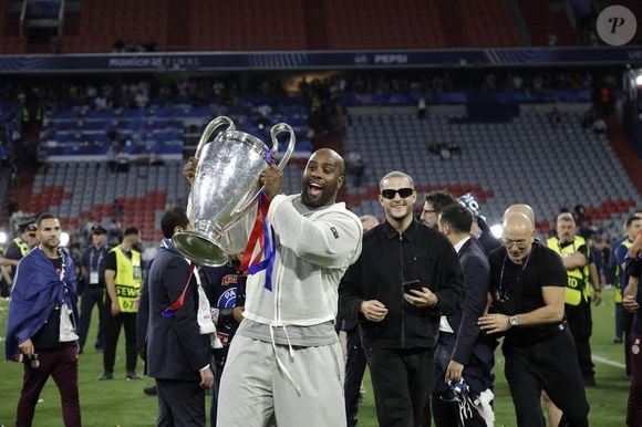 Teddy Riner, DJ Snake - Le PSG remporte la Ligue Des Champions 2025, pour la première fois de son histoire, face à l'Inter Milan (5-0) à l'Allianz Arena de Munich, le 31 mai 2025.
© Cyril Moreau/Bestimage