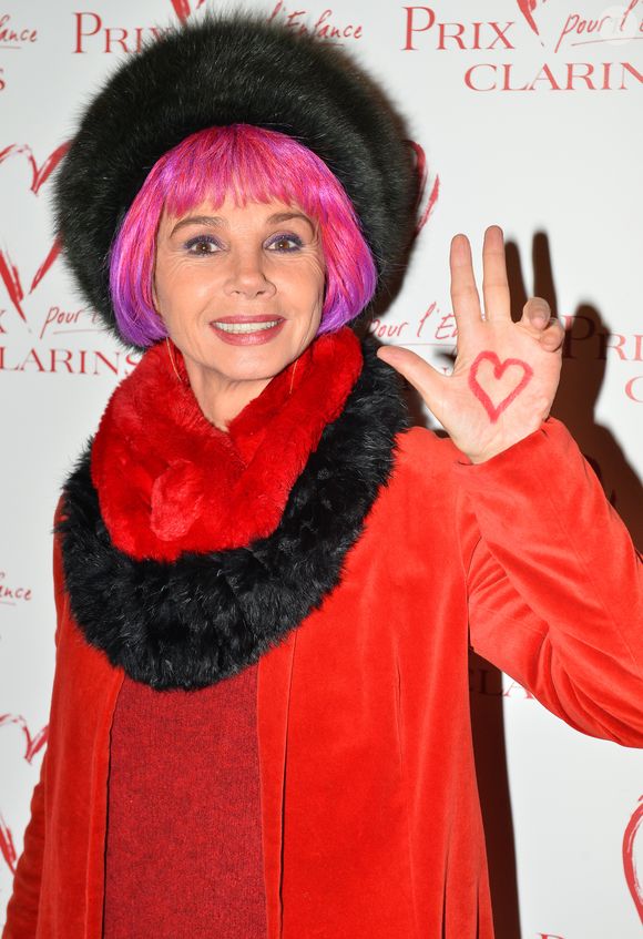 Victoria Abril - Goûter du Coeur du prix Clarins pour l'enfance organisé par Clarins, à l'hôtel Plaza Athénée à Paris, France, le 14 février 2018.© Veeren/Bestimage