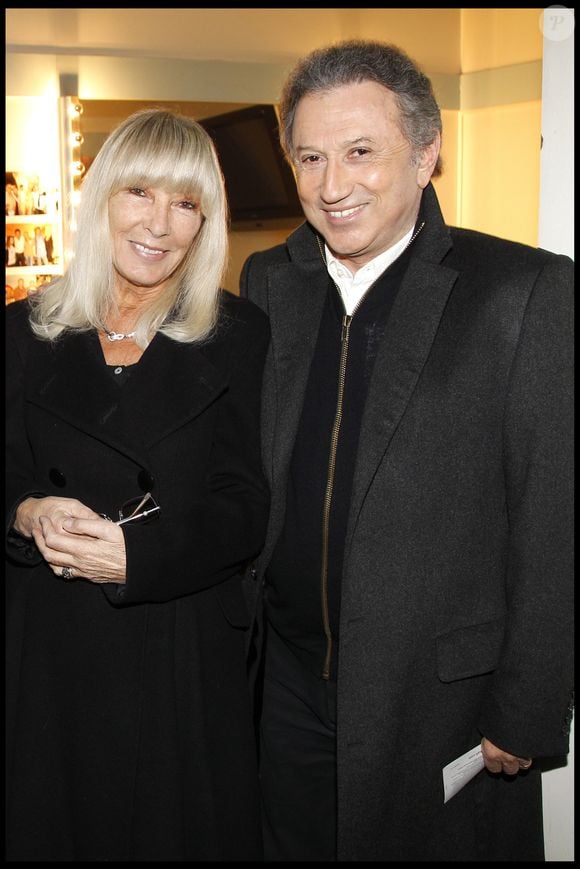 Exclusif – Dany Saval et Michel Drucker assistent au nouveau spectacle de Laurent Gerra à l’Olympia (2010). © BERTRAND RINDOFF PETROFF / BESTIMAGE