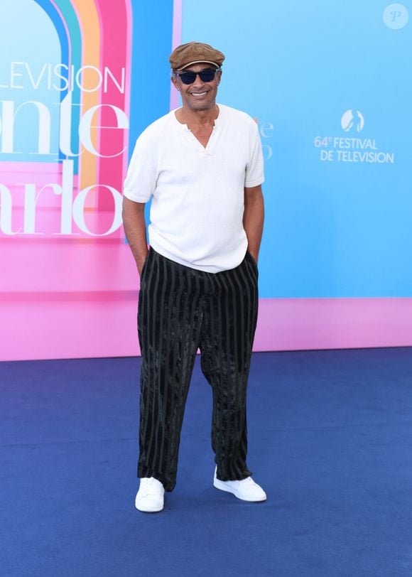 Yannick Noah au photocall de Mort sur terre battue lors du 64ème Festival de Télévision de Monte Carlo au Grimaldi Forum de Monaco, le 16 juin 2025. Dernis Guignebourg/Bestimage