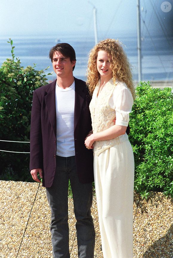 Tom Cruise et Nicole Kidman lors du 45ème Festival de Cannes, Cannes, France, 1992
 Photo by Avalon/ABACAPRESS.COM