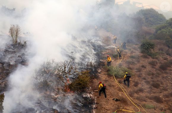 Illustrations des incendies qui ravagent le quartier de Pacific Palisades à Los Angeles, le 8 janvier 2025.
© Fernando Allende/Broadimage/Bestimage