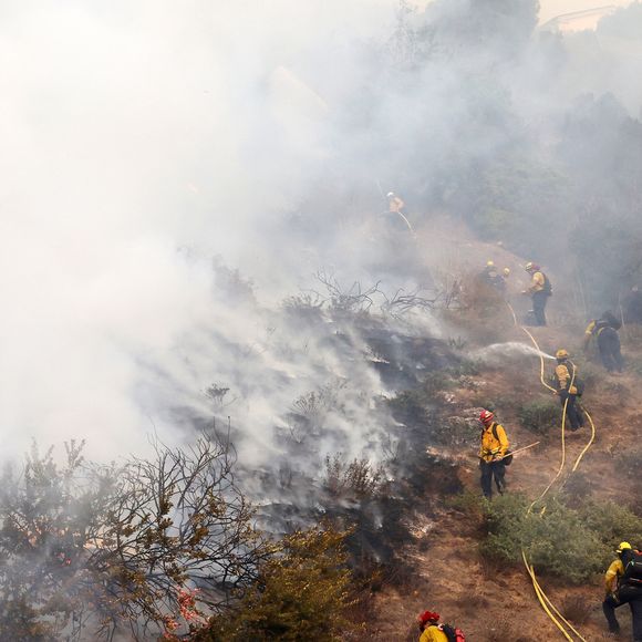 Illustrations des incendies qui ravagent le quartier de Pacific Palisades à Los Angeles, le 8 janvier 2025.
© Fernando Allende/Broadimage/Bestimage