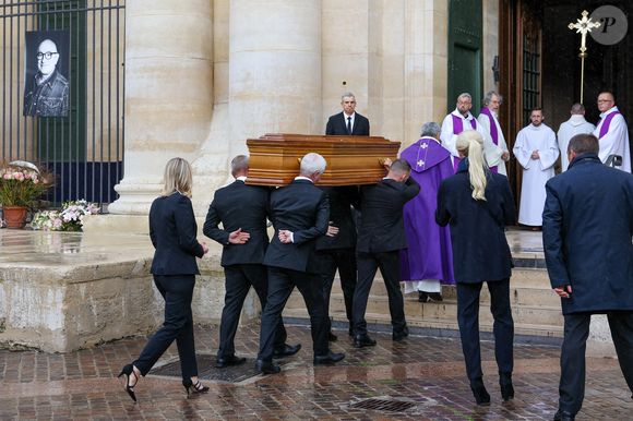 Obsèques de Michel Blanc en l'église Saint-Eustache à Paris, le 10 octobre 2024. 
© Moreau / Jacovides / Bestimage