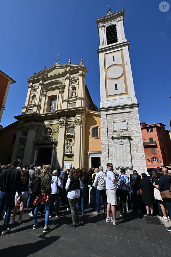 Obsèques de Loana Petrucciani en la cathédrale Sainte-Réparate à Nice le 10 avril 2026. © Bruno Bebert/Bestimage