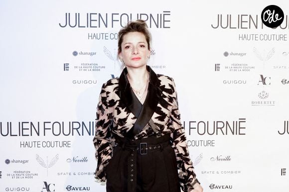 Charlie Bruneau - Photocall du défilé de mode Haute-Couture Julien Fournié à la Salle Gaveau lors de la Fashion Week Printemps-été 2023 de Paris, France, le 24 janvier 2023. © Christophe Clovis/Bestimage