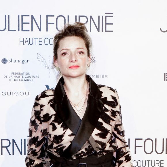 Charlie Bruneau - Photocall du défilé de mode Haute-Couture Julien Fournié à la Salle Gaveau lors de la Fashion Week Printemps-été 2023 de Paris, France, le 24 janvier 2023. © Christophe Clovis/Bestimage