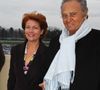 A la mort de Christine Gouze-Rénal, il est devenu le compagnon de la pianiste Agnès Berdugo.
L'acteur français Roger Hanin assiste à la course de trotteurs du Prix d'Amérique à l'hippodrome de Vincennes, à l'est de Paris, le 28 janvier 2007. Photo Nicolas Gouhier/Cameleon/ABACAPRESS.COM