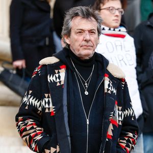 Jean-Luc Reichmann - Sorties de la cérémonie religieuse en hommage à Rolland Courbis dans l'église de la Madeleine à Paris, France, le 14 janvier 2026. © Jacovides-Moreau/Bestimage