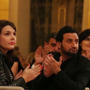 Exclusif - Cyril Hanouna et Emilie - Prix Special - Soiree annuelle de la FIDH (Federation Internationale des Droits de l'homme) et 65eme anniversaire de la Declaration universelle des Droits de l'Homme a l'Hotel de Ville de Paris le 10 decembre 2013. © Denis Guignebourg / Bestimage