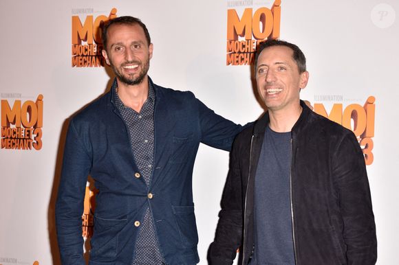 Arié Elmaleh et Gad Elmaleh lors de la première de "Moi, Moche Et Méchant 3" à Paris, France, le 27 juin 2017. Photo Alban Wyters/Abaca