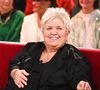 L'actrice a rejoint la troupe en 1994
Exclusif - Mimie Mathy - Enregistrement de l'émission Vivement dimanche au studio Rive Gauche à Paris, présentée par Michel Drucker et diffusée le 9 février sur France 3. © Guillaume Gaffiot/Bestimage