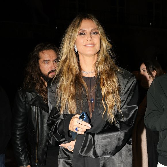 Heidi Klum et Tom Kaulitz font une apparition élégante à la soirée Vetements chez Costes à Paris, profitant d'une nuit à la mode, Paris, France, le 28 septembre 2024. Photo de Splash News/ABACAPRESS.COM