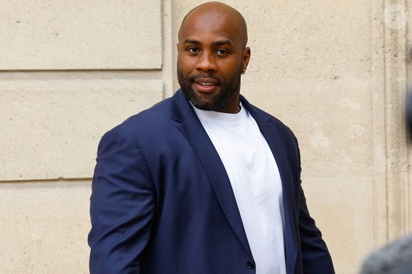 Teddy Riner lors des célébrations du Paris Saint-Germain au Palais de l'Elysee le 1er juin 2025 à Paris, France. Photo par Loic Baratoux/Icon Sport/ABACAPRESS.COM