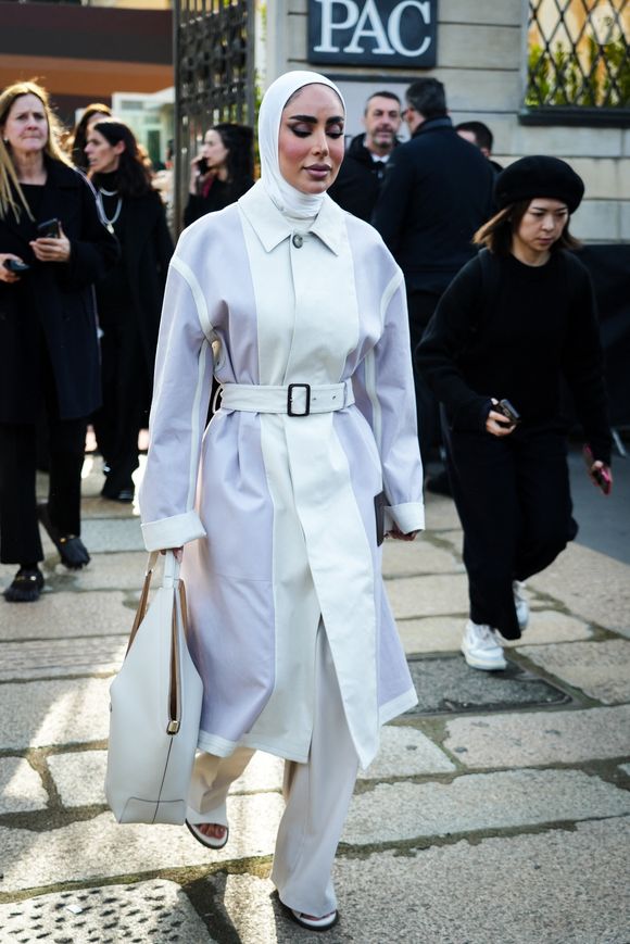 Fatema Alawadhi au Tod’s fashion show pendant la Fashion Week de Milan le 28 février 2025 © Lucia Sabatelli/Bestimage