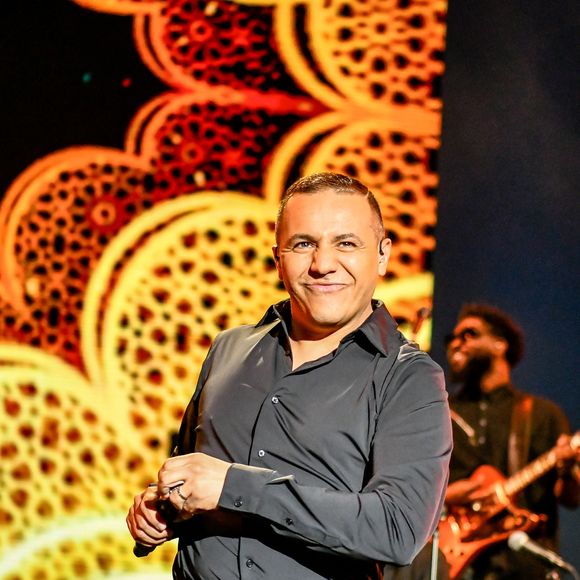 Exclusivité - Le chanteur Faudel sur scène - « Africa, le Grand Concert », diffusé le 29 juillet sur France 2 à 21 h 05, mettra à l'honneur, depuis Montpellier, les artistes qui ont l'Afrique en commun. Un rendez-vous pour un voyage musical inédit.
© Jean-René Santini / Bestimage