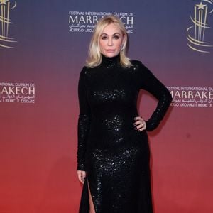 Emmanuelle Béart - Tapis rouge du 21ème Festival du film de Marrakech au Maroc le 5 décembre 2024. © Dominique Jacovides/Bestimage
