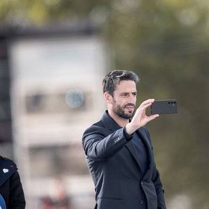 Anne Hidalgo (maire de Paris) et Tony Estanguet (président du Comité d'organisation des Jeux Olympiques et Paralympiques de Paris 2024).
La Parade des Champions, dernière célébration et décoration des athlètes médaillés lors des Jeux Olympiques et Paralympiques de Paris2024, au pied de l'Arc de Triomphe. Paris, le 14 Septembre 2024.
© Nicolas Messyasz/Pool/Bestimage