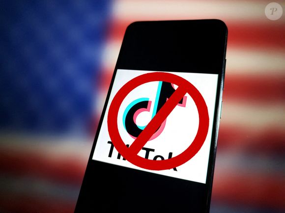 Illustrations interdiction TikTok aux Etats-Unis