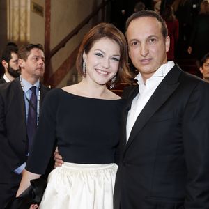 Emilie Dequenne et son mari Michel Ferracci - Arrivées Intérieur - 40ème cérémonie des César au théâtre du Châtelet à Paris, le 20 février 2015.  © BORDE-JACOVIDES / BESTIMAGE