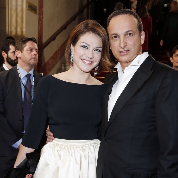 Emilie Dequenne et son mari Michel Ferracci - Arrivées Intérieur - 40ème cérémonie des César au théâtre du Châtelet à Paris, le 20 février 2015.  © BORDE-JACOVIDES / BESTIMAGE