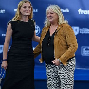 Charlotte de Turckheim et Johanna Piaton lors de la séance photo du film « La Paye » dans le cadre du 18e Festival du film francophone d'Angoulême, le 29 août 2025, à Angoulême, en France. Photo de Franck Castel/ABACAPRES.COM,