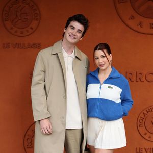 Henri PFR et sa compagne EnjoyPhoenix - Célébrités au village des Internationaux de France de tennis de Roland Garros 2024 à Paris le 2 juin 2024. Jacovides / Moreau / Bestimage